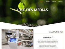 Tablet Screenshot of ile-des-medias.com